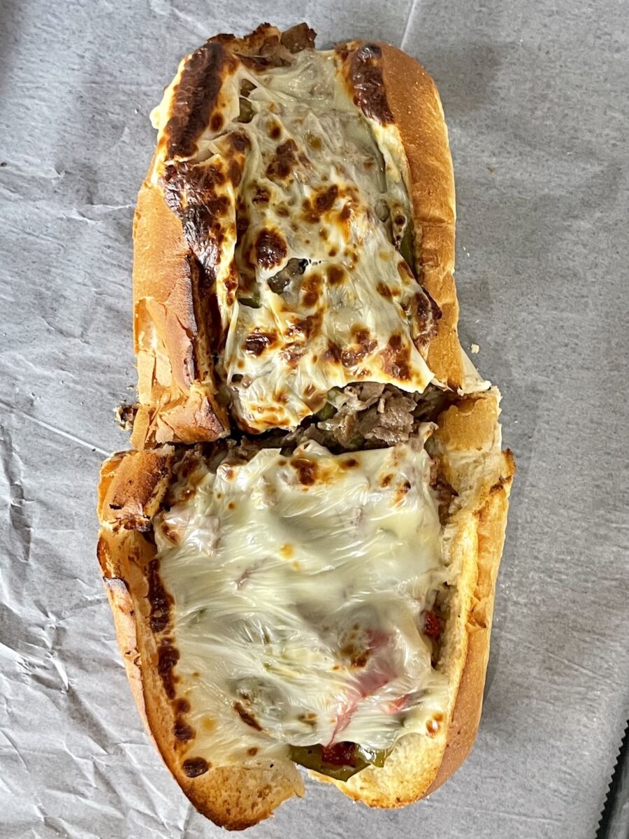 Steak, Peppers, Onions and Cheese Sandwich from Casola's Pizzeria in Miami, Florida