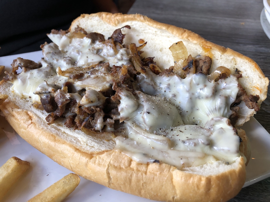 Cheesesteak from Miller's Ale House in Doral, Florida