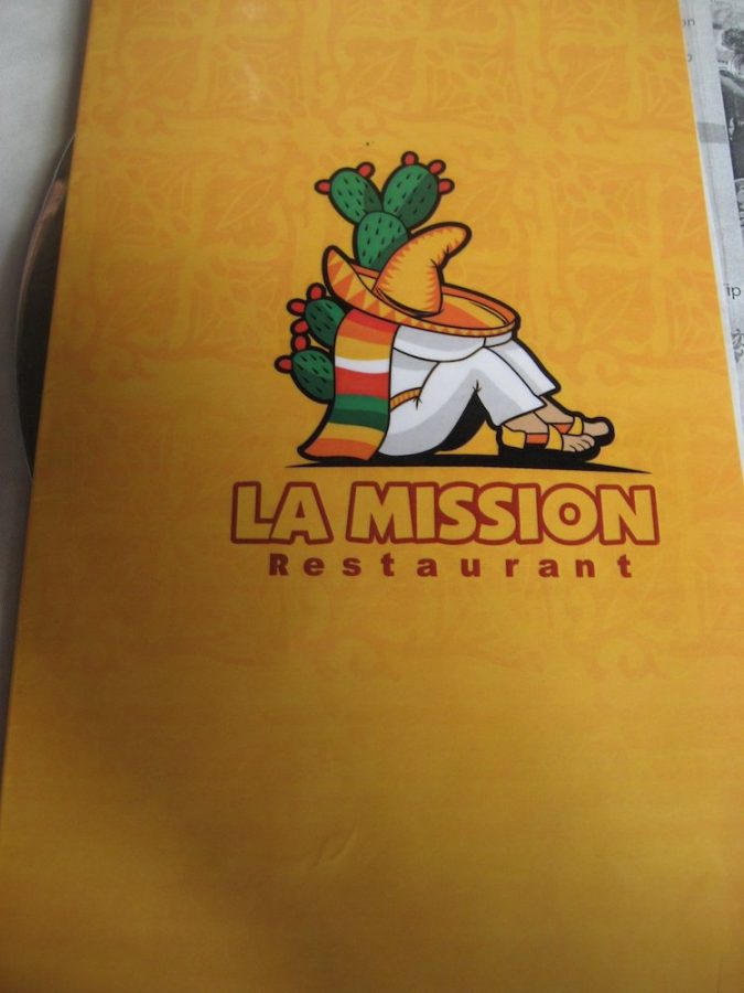 La Mission Restaurant Menu Front