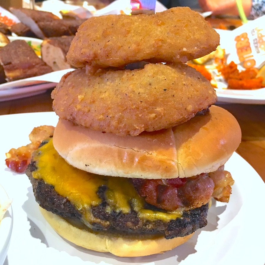 Western BBQ Burger from Hooter Restaurant