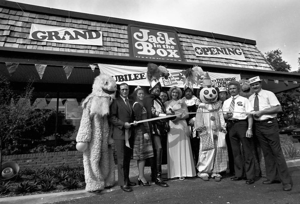 Jack in the Box Grand Opening in St. Petersburg, Florida November 11th, 1976