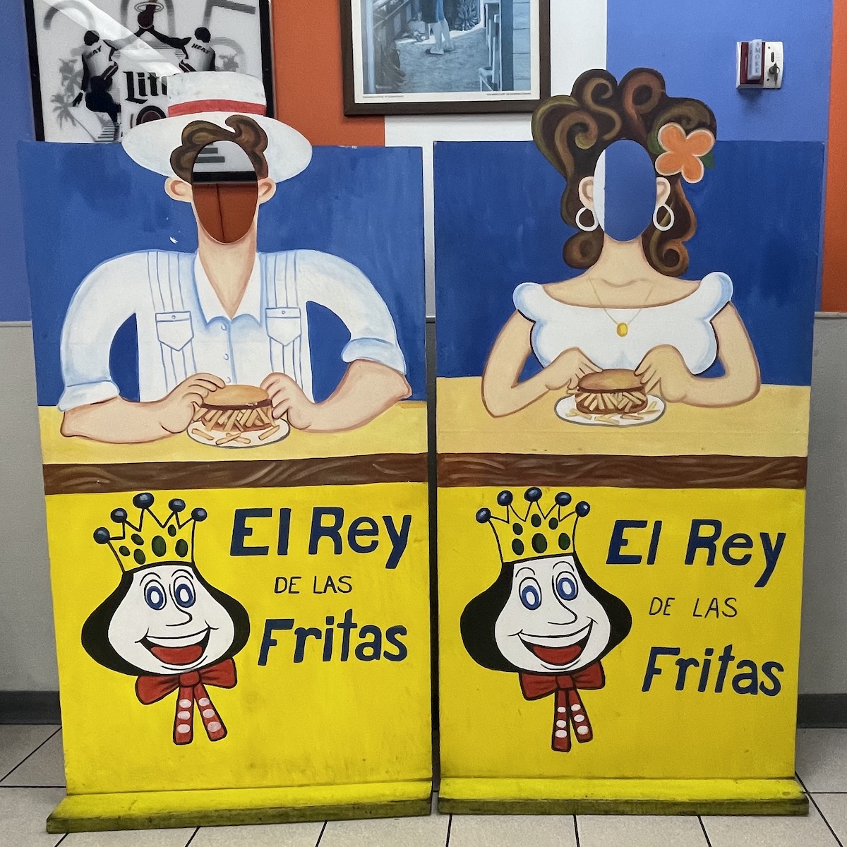 Photo Opportunity at El Rey de las Fritas in Little Havana, Florida
