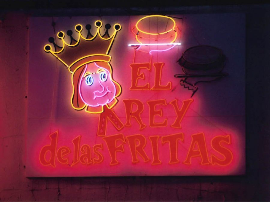 El Rey De Las Fritas Original Neon