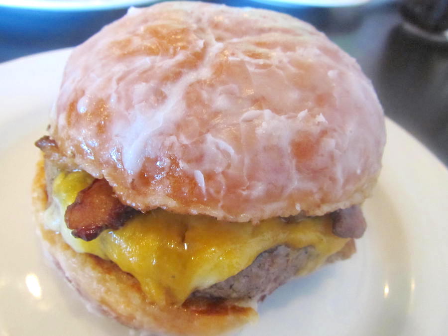 Luther Burger from Bulldog Burger in North Miami, Florida