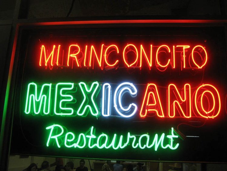 Mi Rinconcito Mexicano Neon Sign
