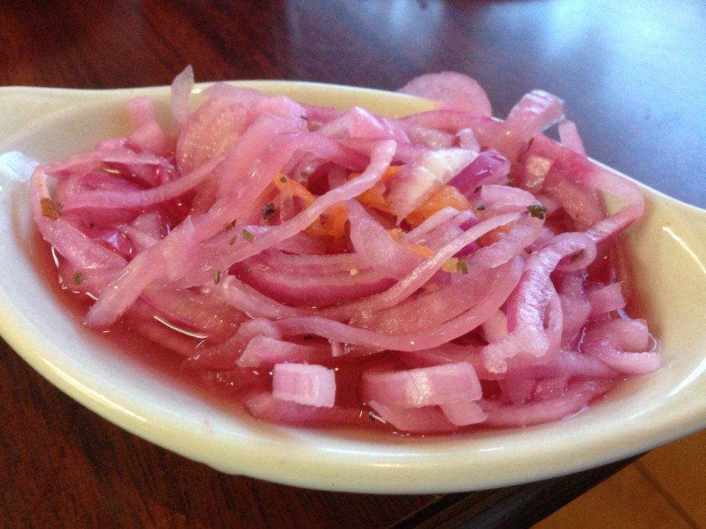 Pickled Red Onions for the Pibil