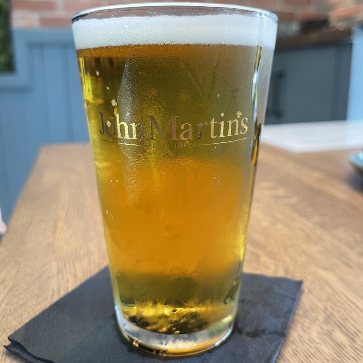 John Martin's Lager from John Martin's Irish Pub in Coral Gables, Florida