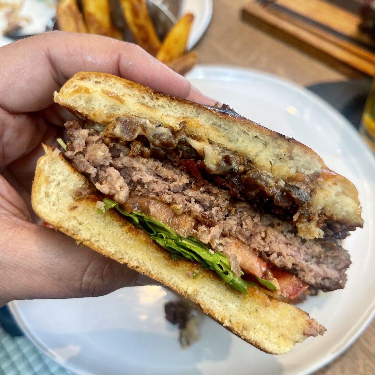 John Martin's Signature Burger from John Martin's Irish Pub in Coral Gables, Florida