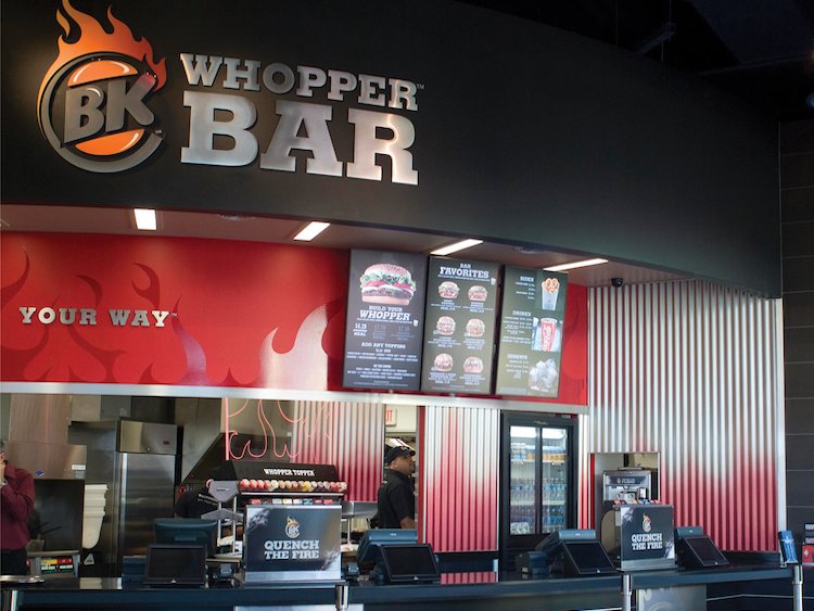 Burger King’s BK Whopper Bar in Orlando, Florida