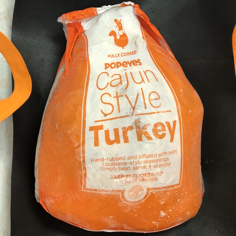 Popeyes Cajun Style Thanksgiving Turkey