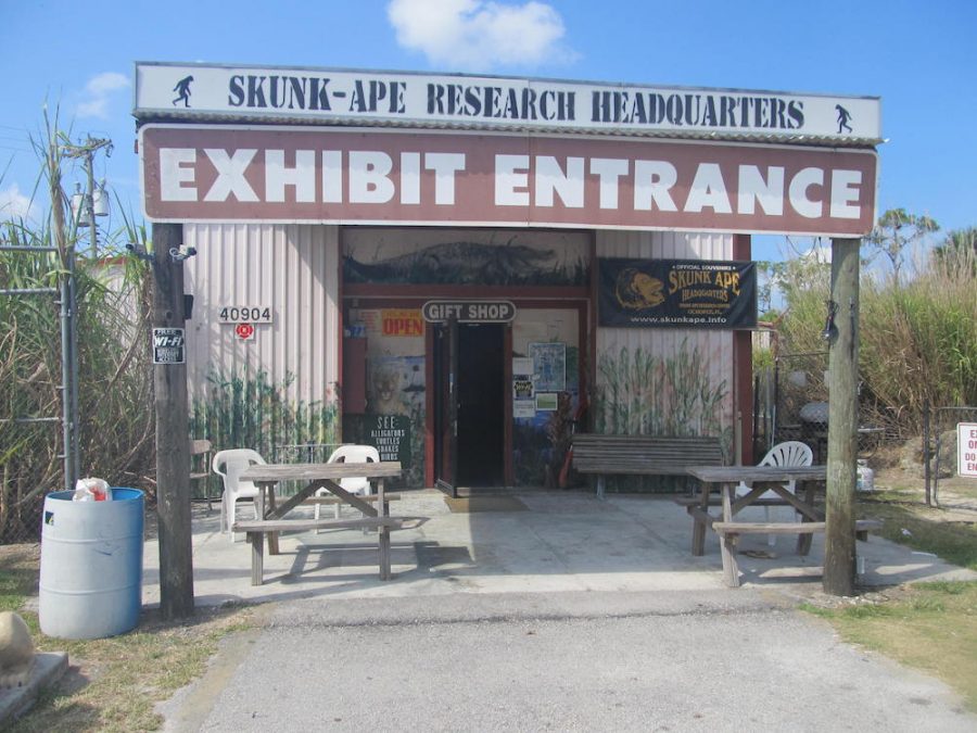 Skunk Ape Headquarters Entrance
