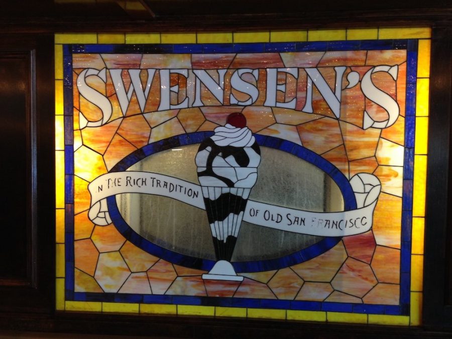 Swensen's Stained Glass Logo Sign