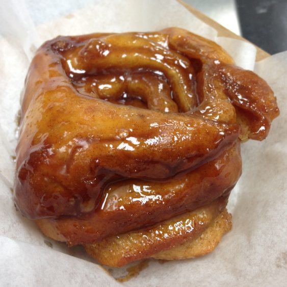A Perfect Cinnamon Roll from Knaus Berry Farm in Homestead, Florida