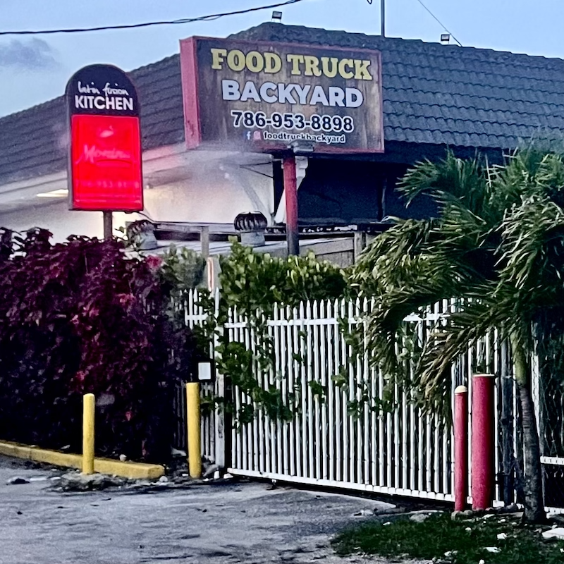 Food Truck Backyard in West Miami, Florida