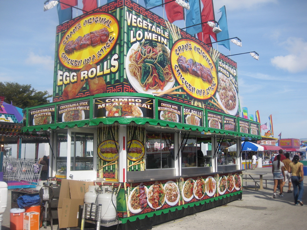 Food from the Miami-Dade County Fair & Exposition