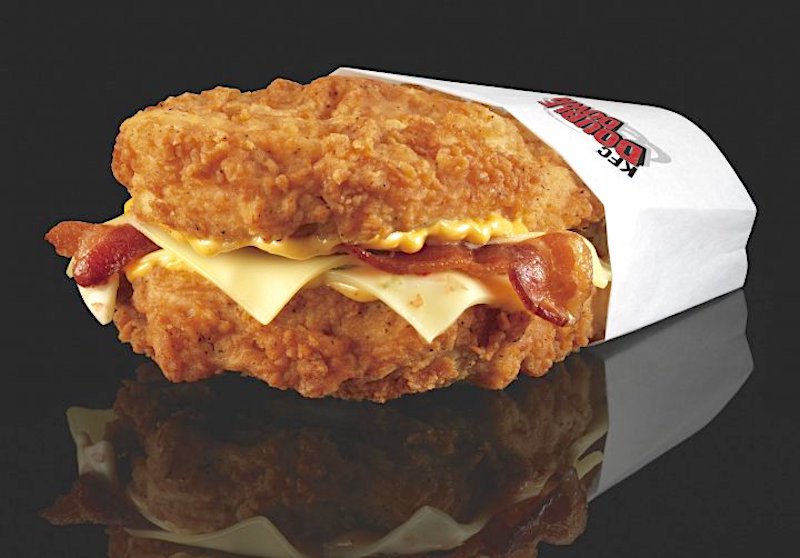 KFC Double Down Sandwich from 2010