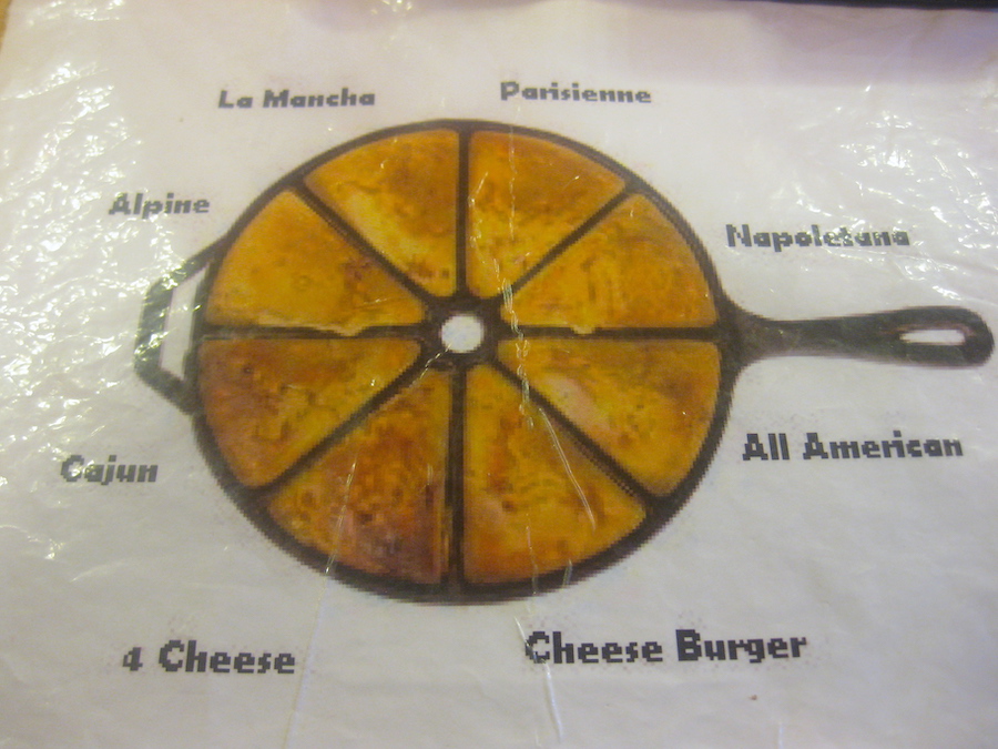 S'Mac, aka Sarita's Mac & Cheese Sampler Pie Chart in East Village, New York