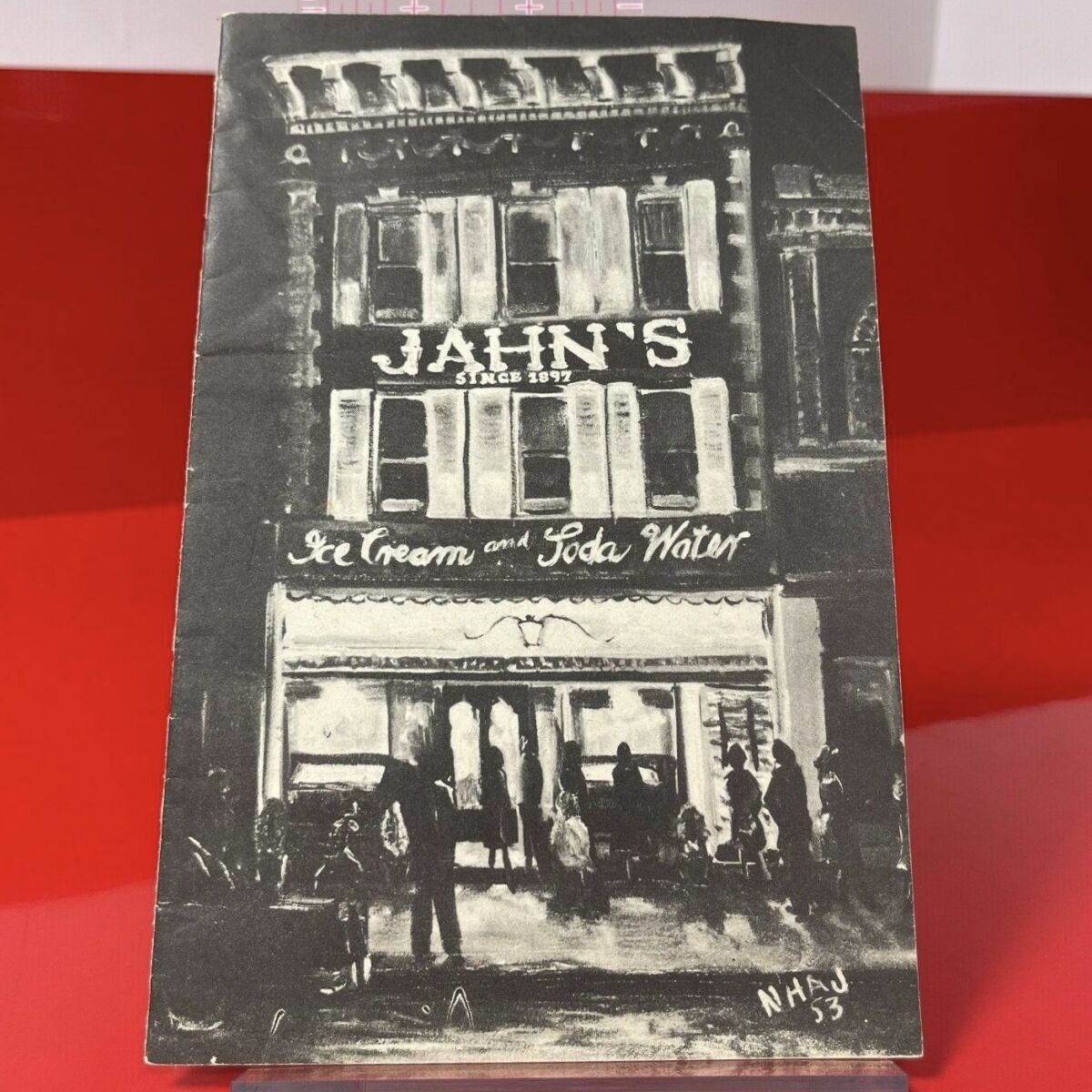Jahn's Ice Cream Parlour 1953 Menu