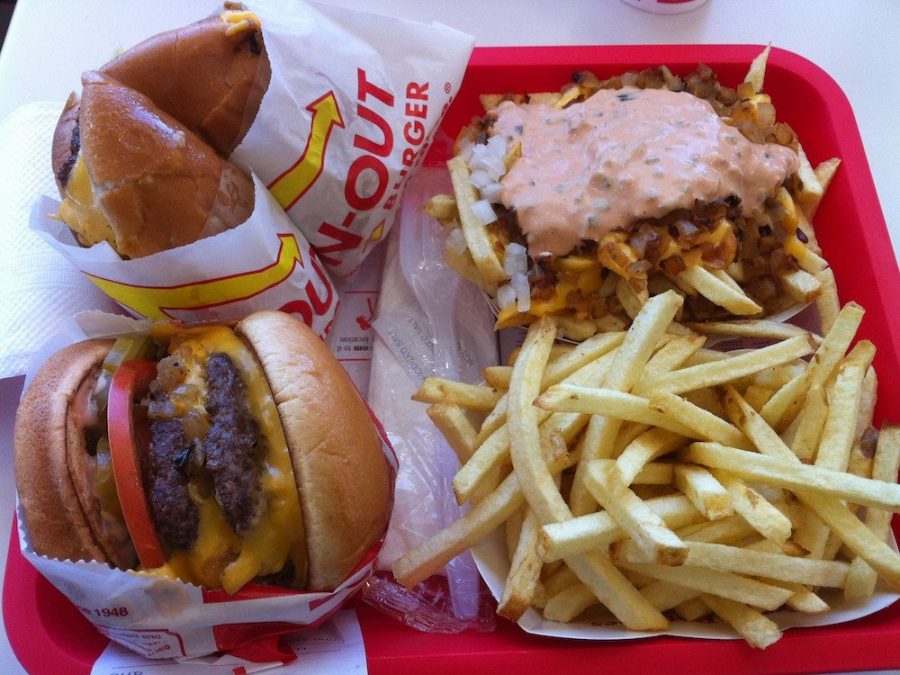 In-N-Out Tray of goodies