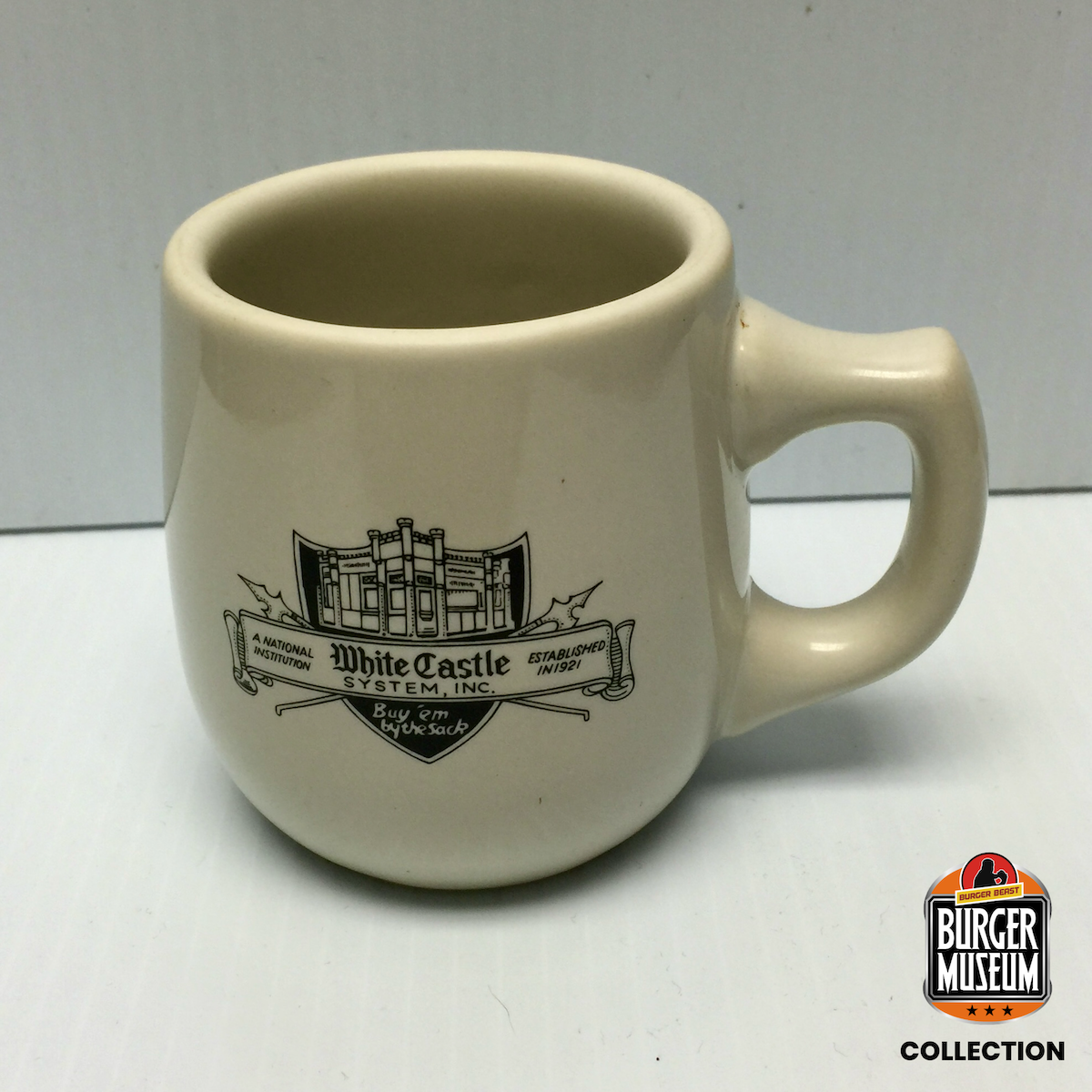 White Castle Coffee Mug from the Burger Museum Collection