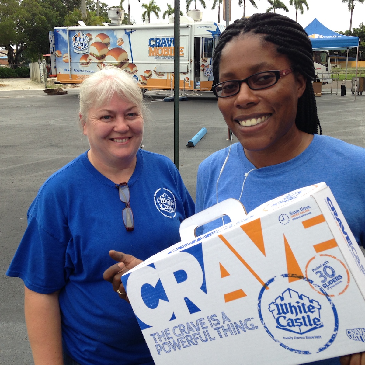 Crave Case from the White Castle Cravemobile in Miami, Florida