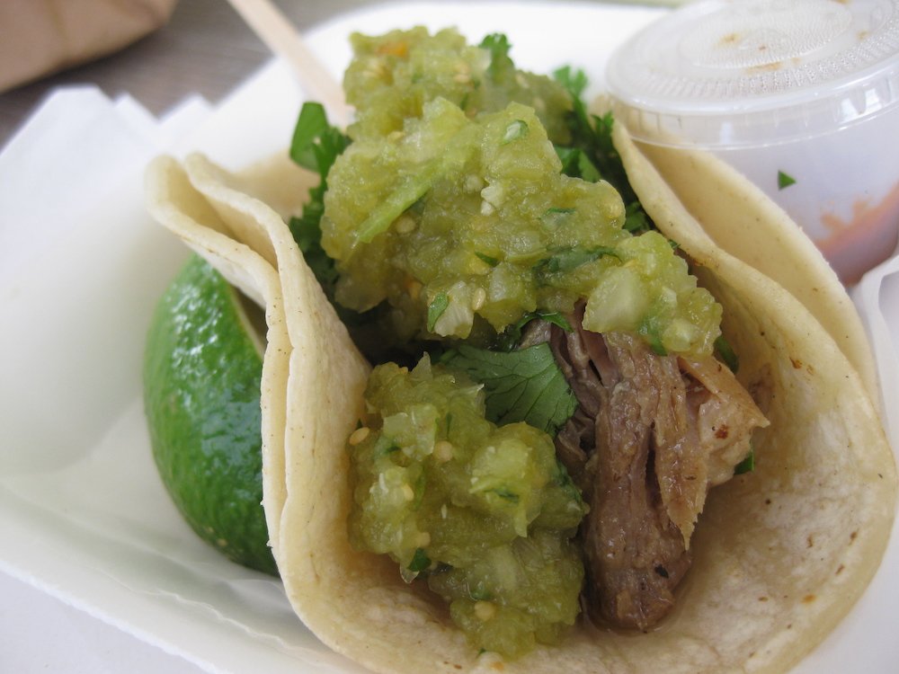 Carnita Taco with Salsa Verde