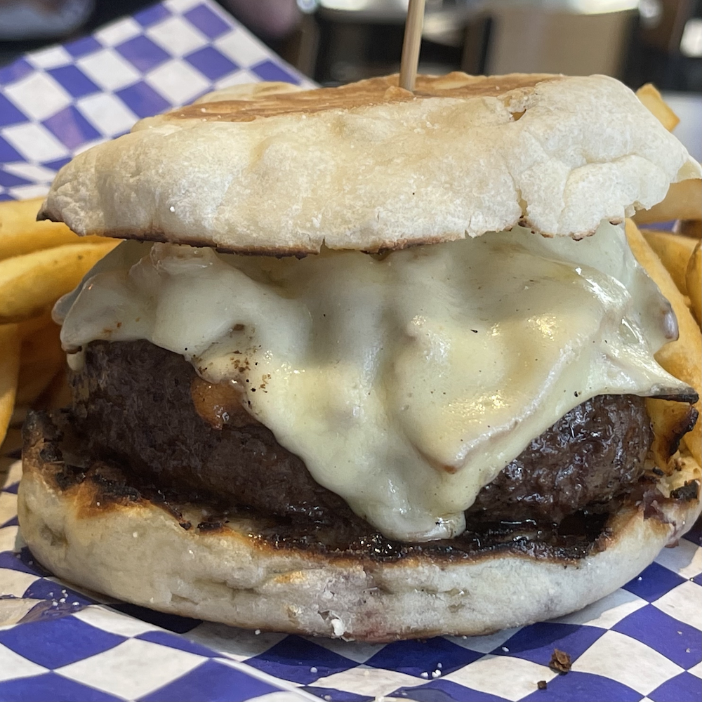 The Havarti Burger from Gilbert's 17th Street Grill in Fort Lauderdale, Florida