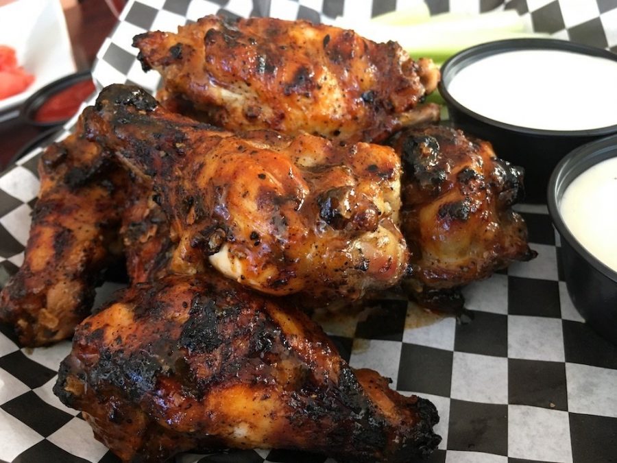 Grilled BBQ Chicken Wings from Gilbert's 17th Street Grill in Fort Lauderdale, Florida