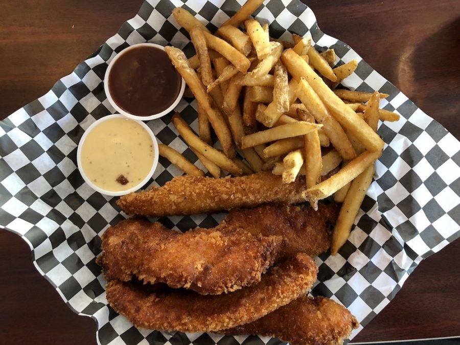 Chicken Tenders with Fries from Gilbert's 17th Street Grill in Fort Lauderdale, Florida