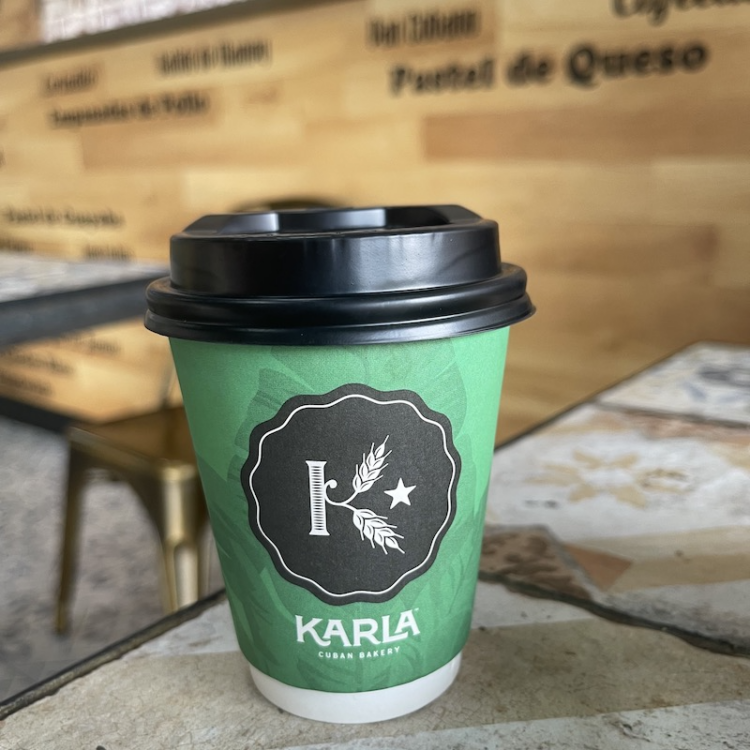 Cafe con Leche from Karla Bakery in Flagami, Florida