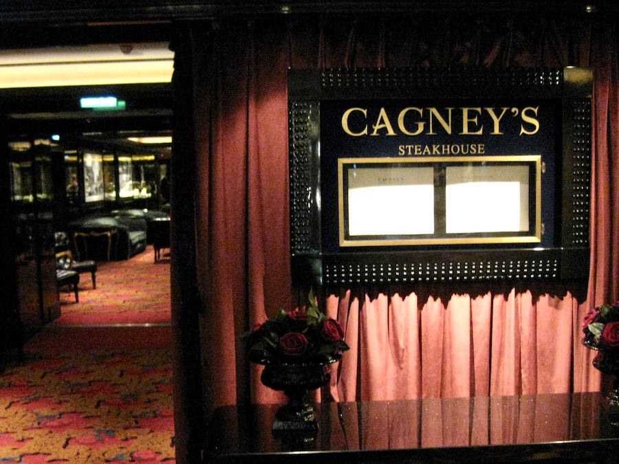Entrance to Cagney's on the Norwegian EPIC