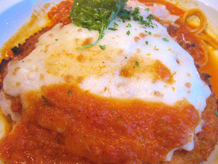 Chicken Parmesan from La Cucina on the Norwegian EPIC