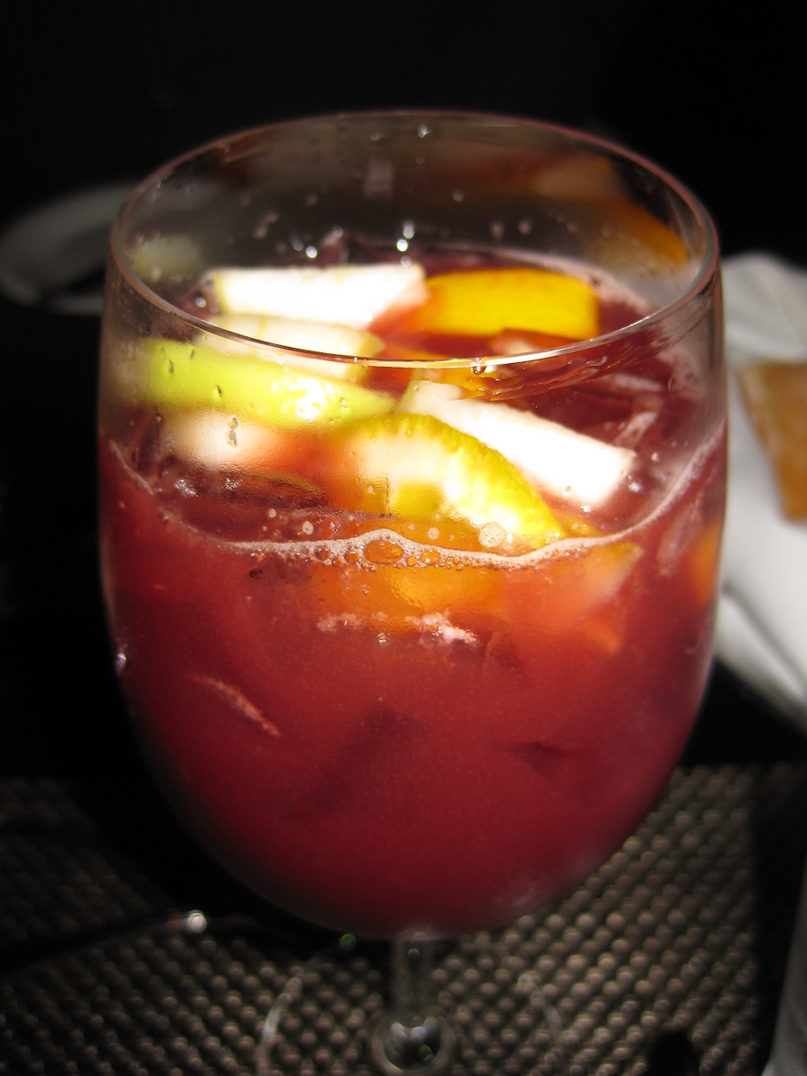 Sangria from Moderno on the Norwegian EPIC