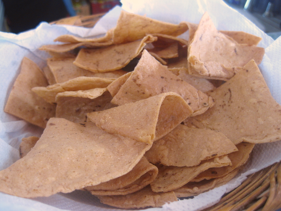 Tortilla Chips from Señor Iguanas in Cozumel, Mexico 