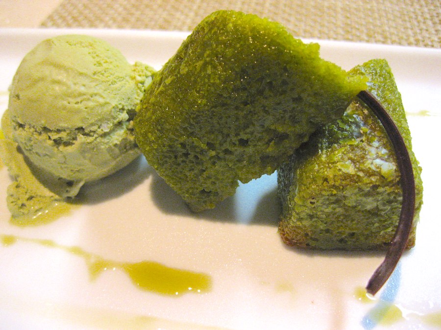 Green Tea Ice Cream from Teppanyaki on the Norwegian EPIC