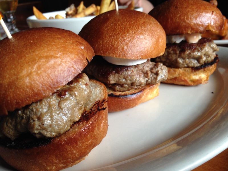 Classic Sliders from The Bar in Coral Gables, Florida
