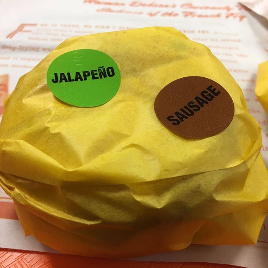 Wrapped Jalapeño Cheddar Biscuit Sandwich