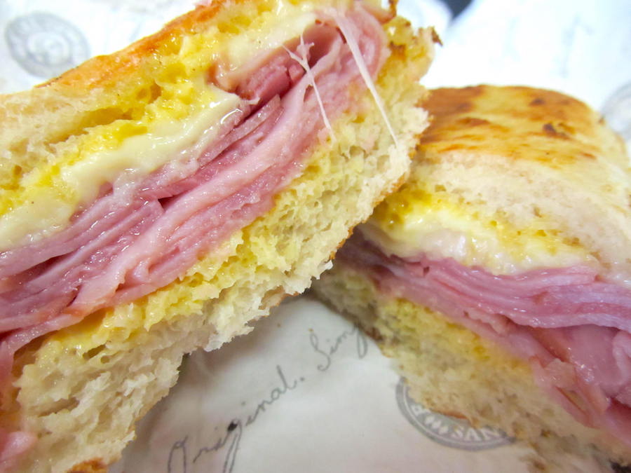 Ham & Swiss Halves from Earl of Sandwich at a Florida Turnpike Plaza