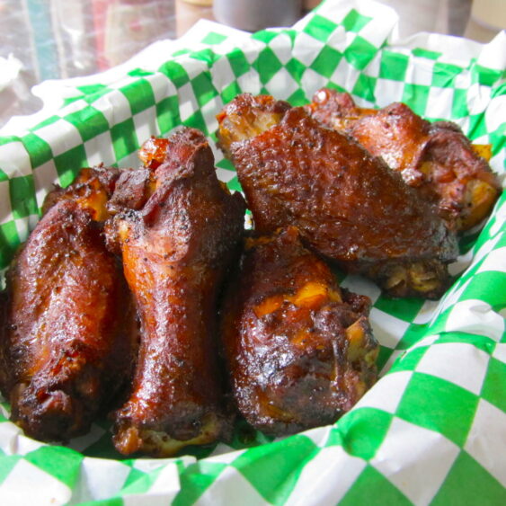 Smoked Wings from Sparky's Roadside Barbecue in Downtown Miami, Florida