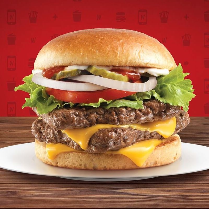 Wendy's Hot 'N Juicy Double Cheeseburger