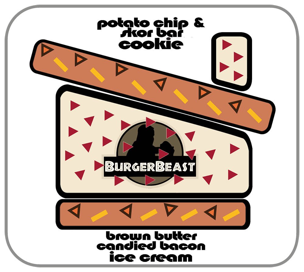 Coolhaus Burger Beast Sammy Magnet