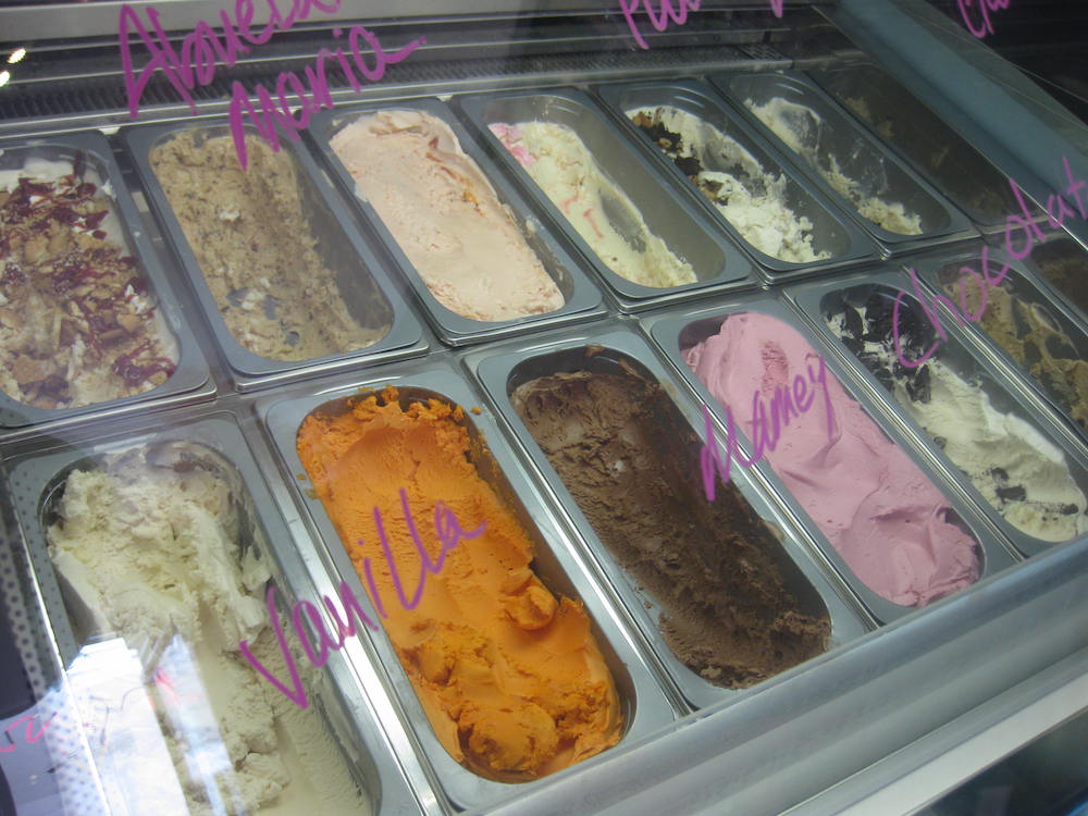Some Flavors of Azucar Ice Cream