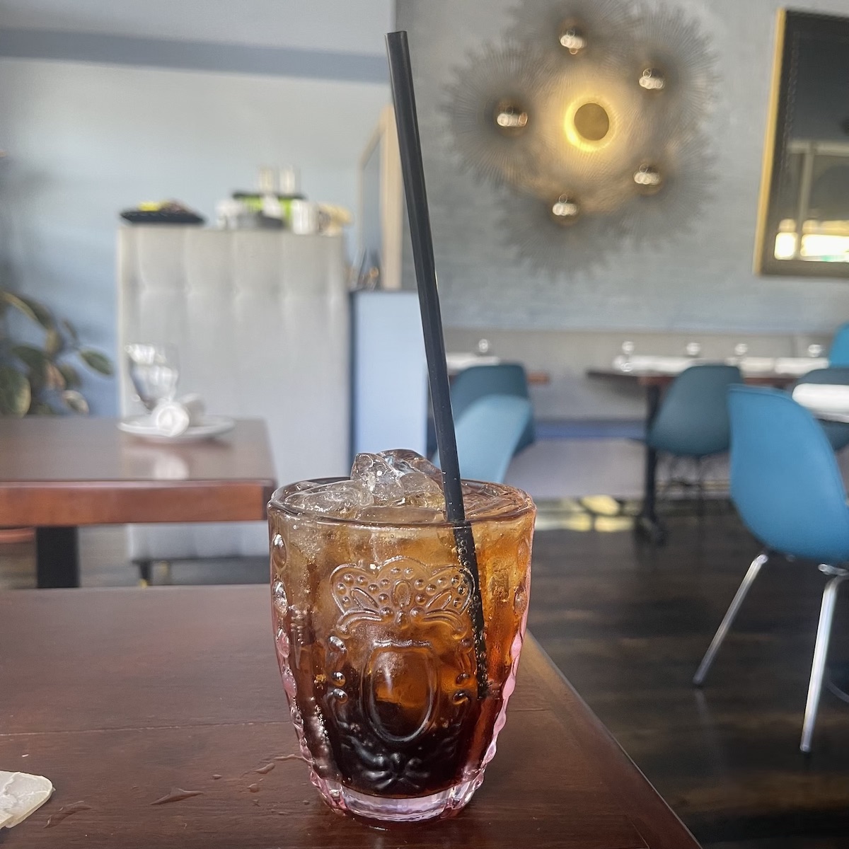 Coca-Cola in a Glass from Blue Collar in Miami, Florida