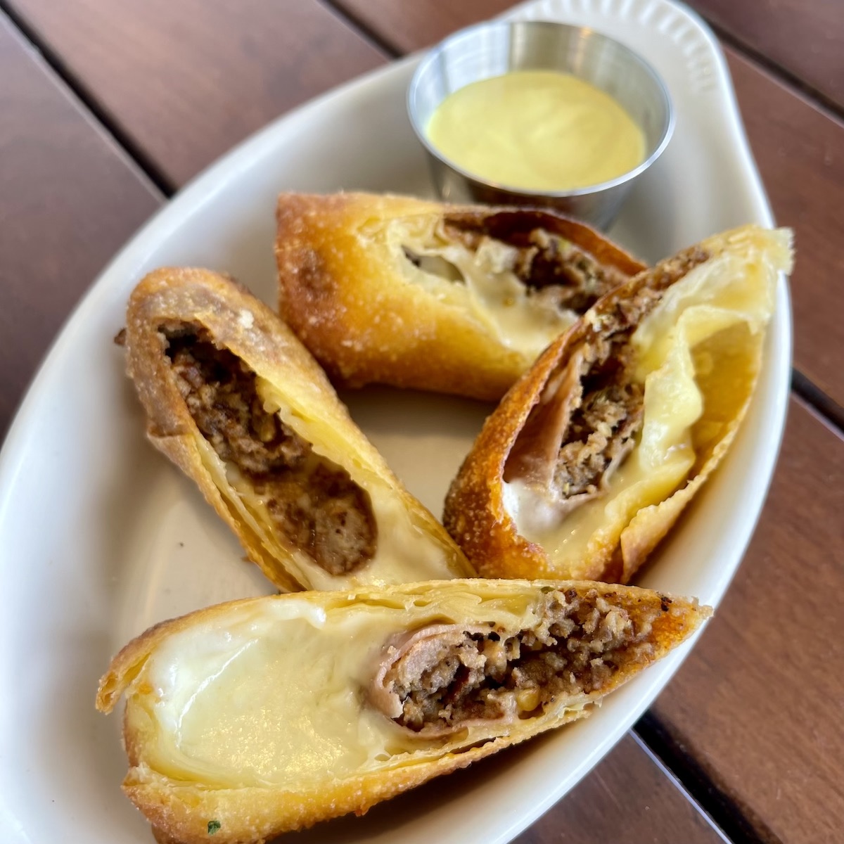 Cuban Sandwich Egg Rolls from Blue Collar in Miami, Florida