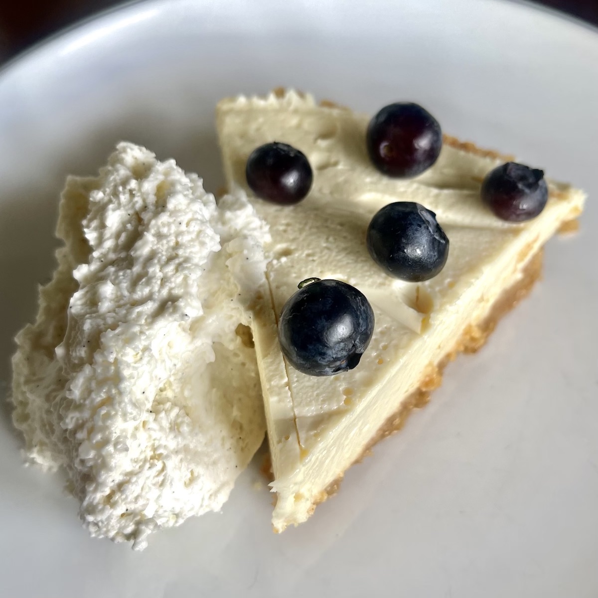 Hand Squeezed Key Lime Pie from Blue Collar Restaurant in Miami, Florida