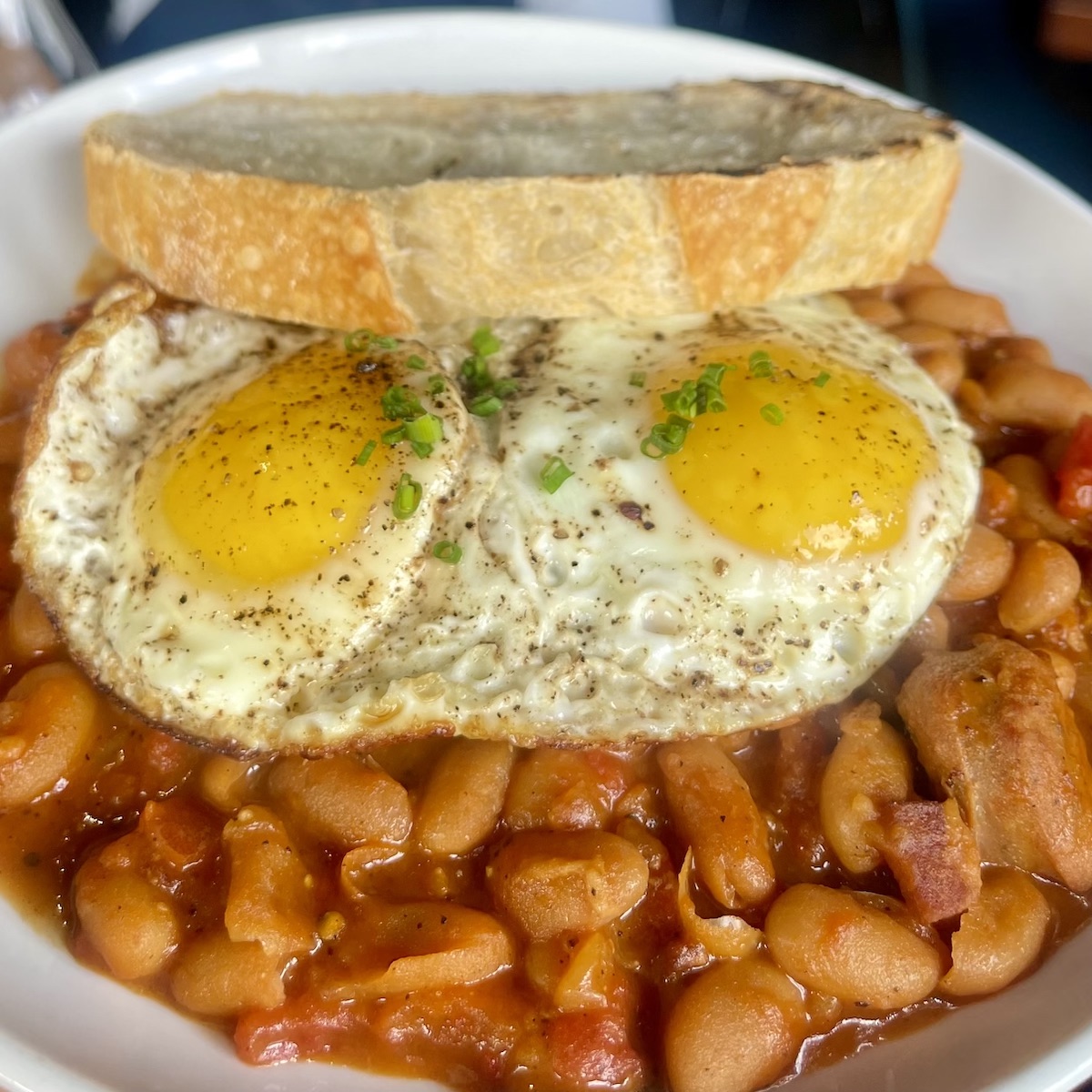 Pork and Beans from Blue Collar Restaurant in Miami, Florida