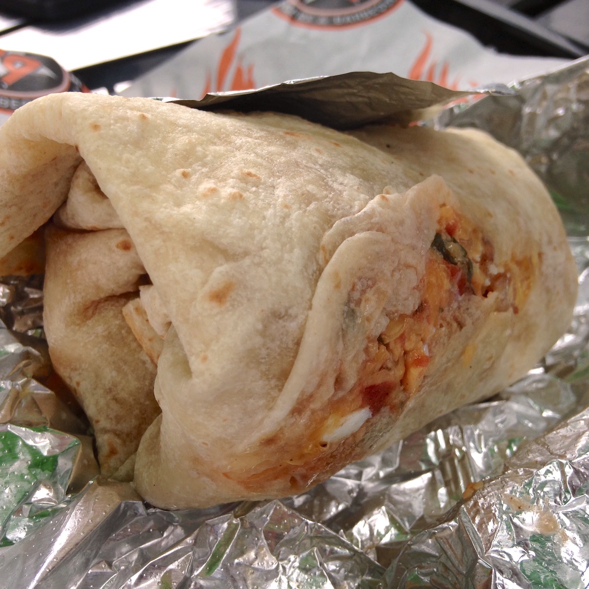 Burrito from BurgerQue in Fort Myers, Florida