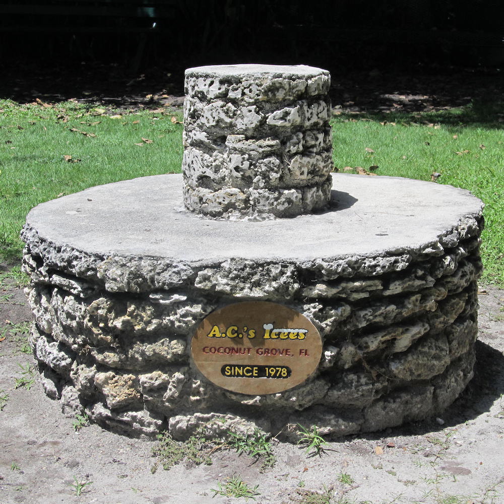 A.C. Icees Monument in Coconut Grove, Florida