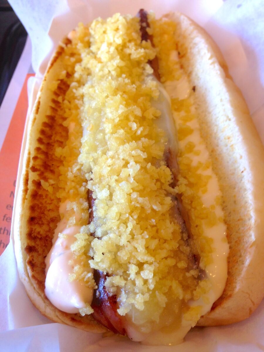 Paradise City Hot Dog from Rock that Burger in Miami, Florida