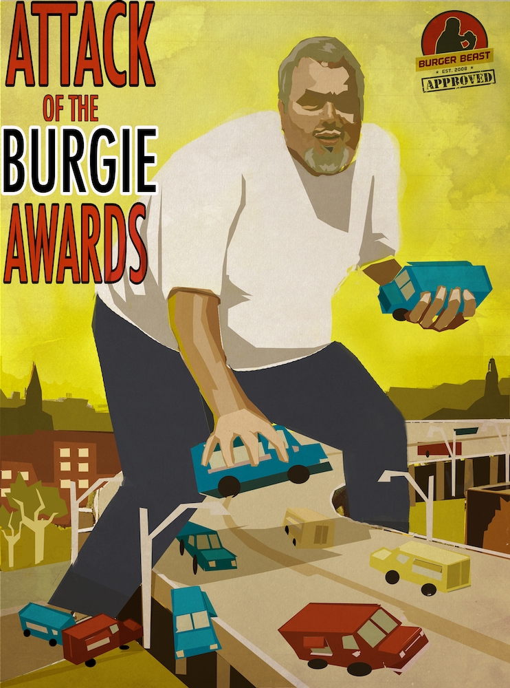 Burger Beast Burgie Awards 2016 Poster by Attack Peter